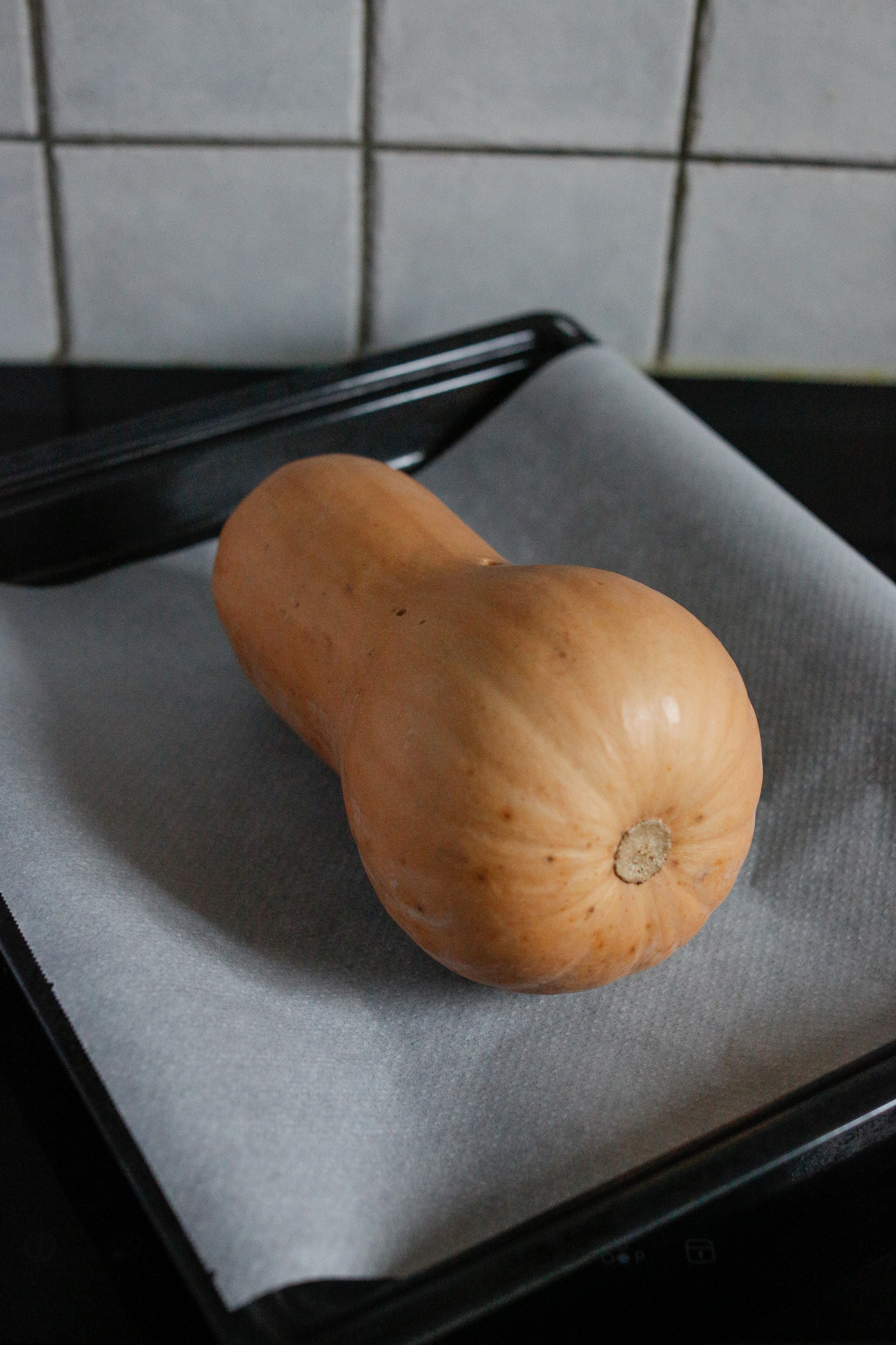 Pop your squash whole in the oven, just as it is