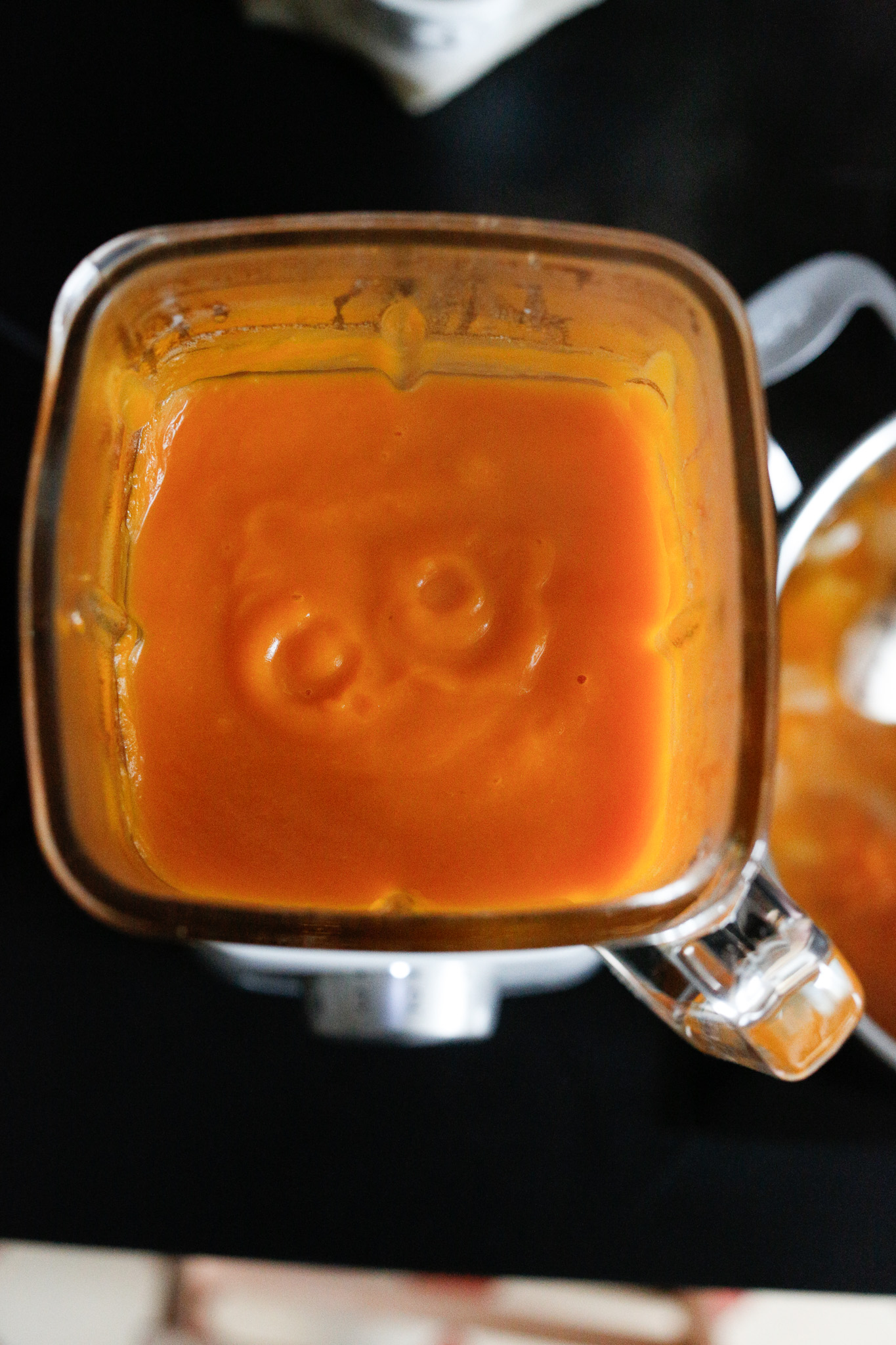 Use an immersion blender if that's what you prefer. I like a traditional blender as I find it blends very smooth