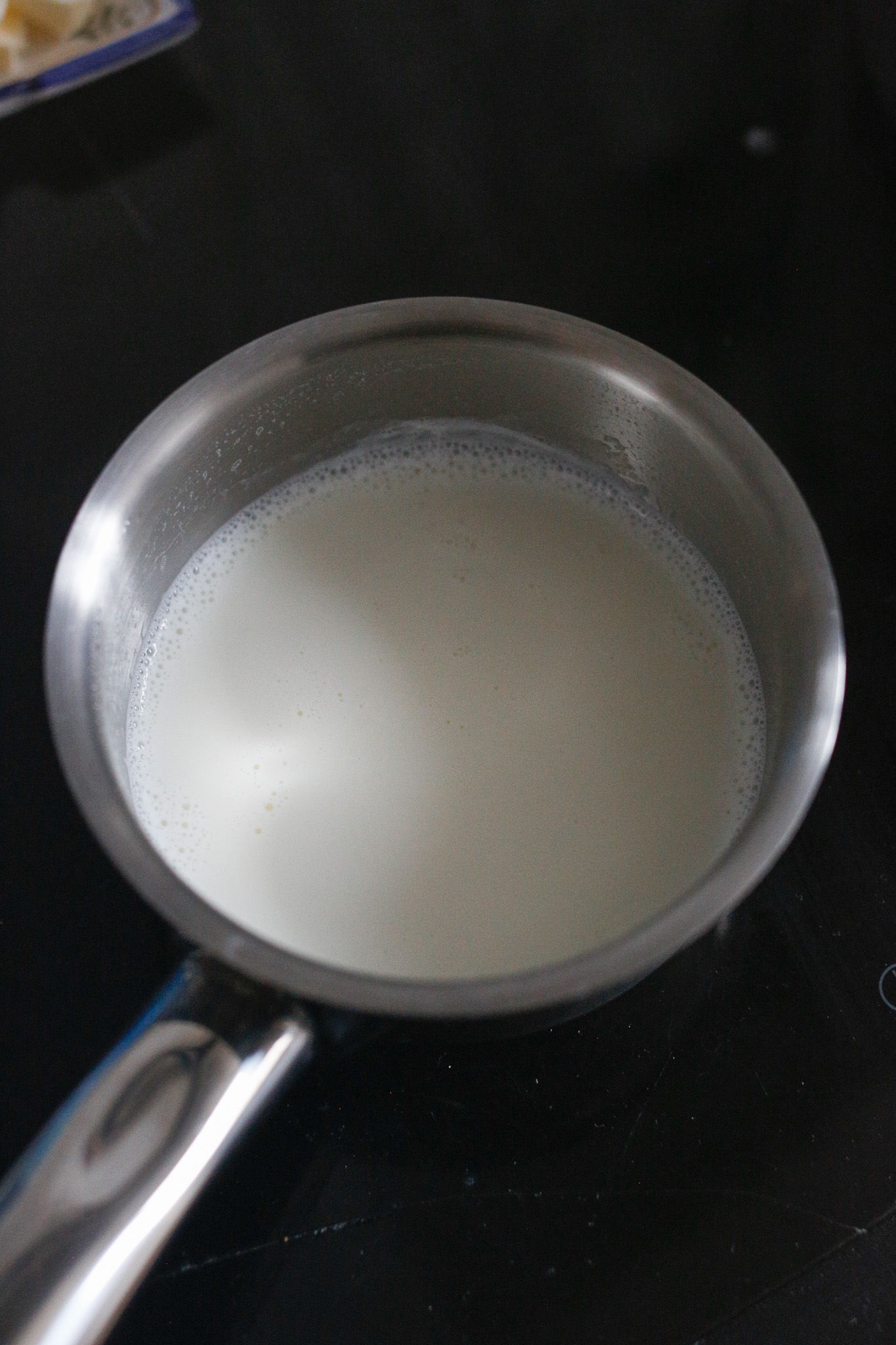 Warm slightly your milk