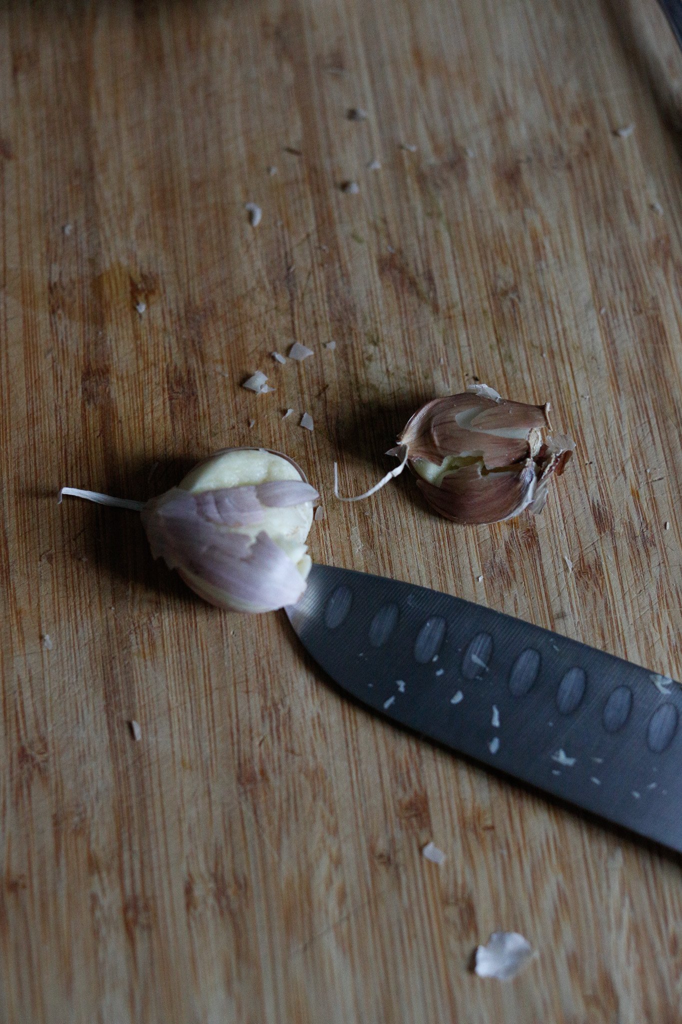 Garlic smashed