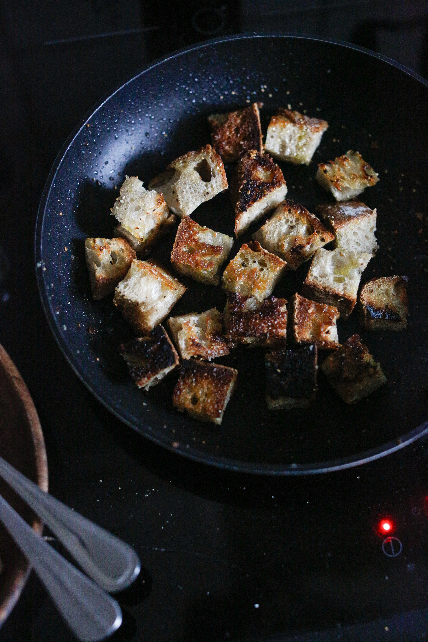 These are very easy to burn. Here I stepped away for a minute or two and came back to some blackened sides