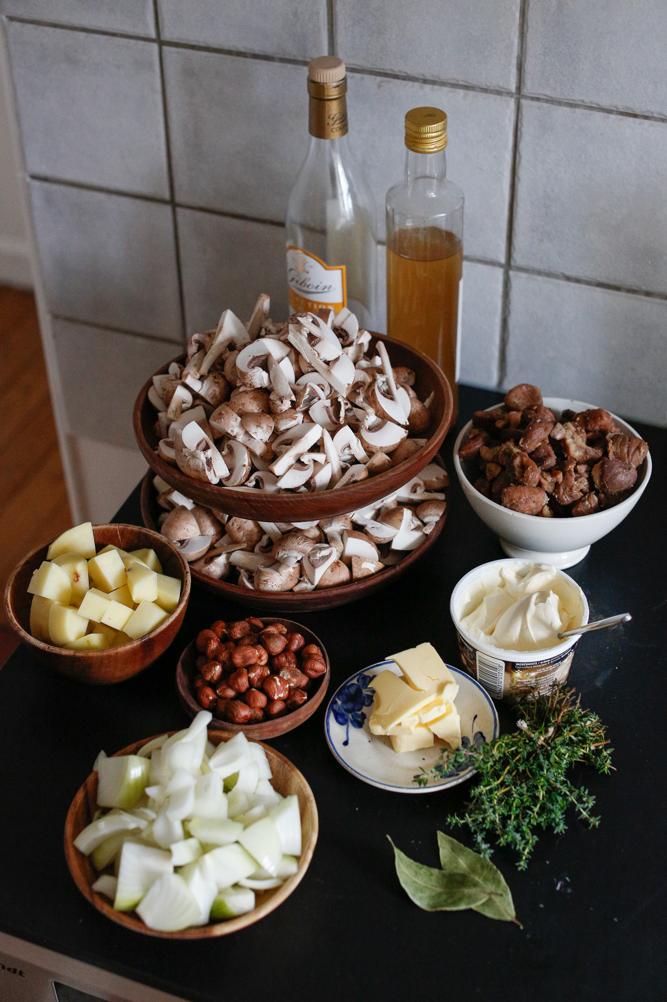 Gather your ingredients.