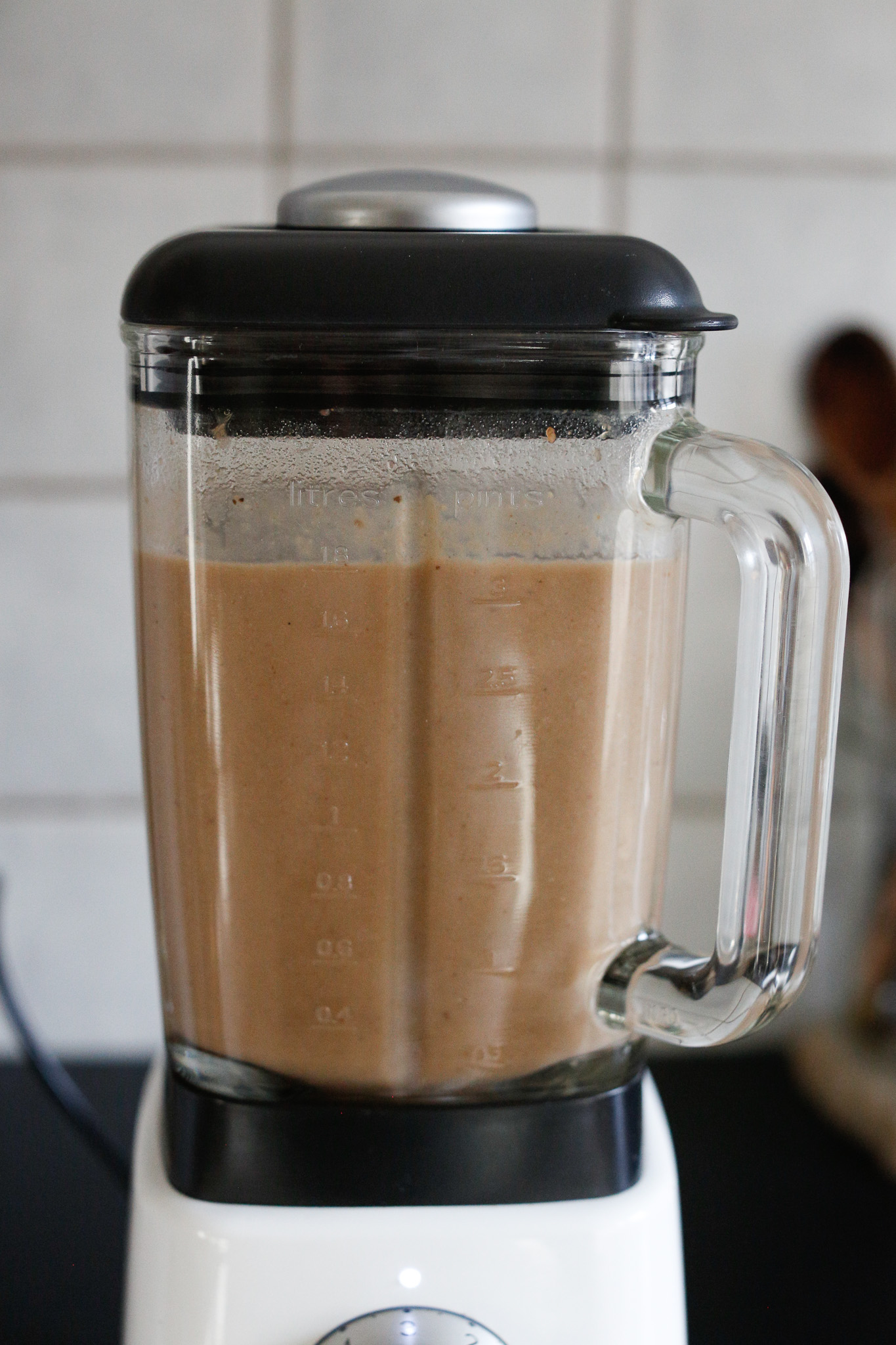 Make certain your soup is really smooth before adding back into your soup pot.