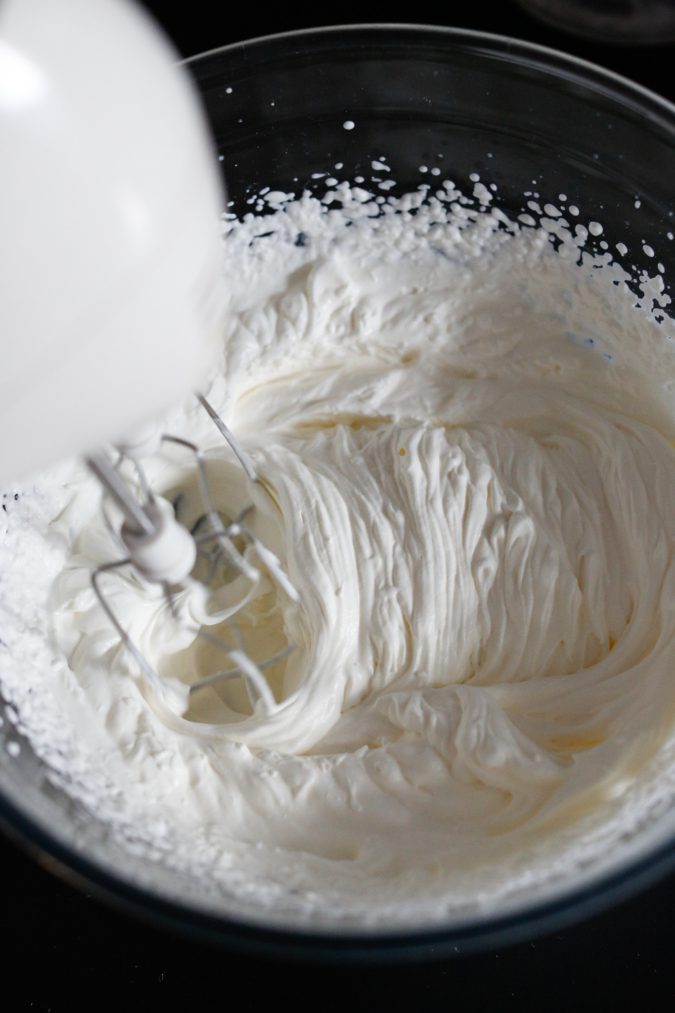 Be sure to taste your whip to see if you'd like it sweeter. I go for a less sweet cream, everyone is different.