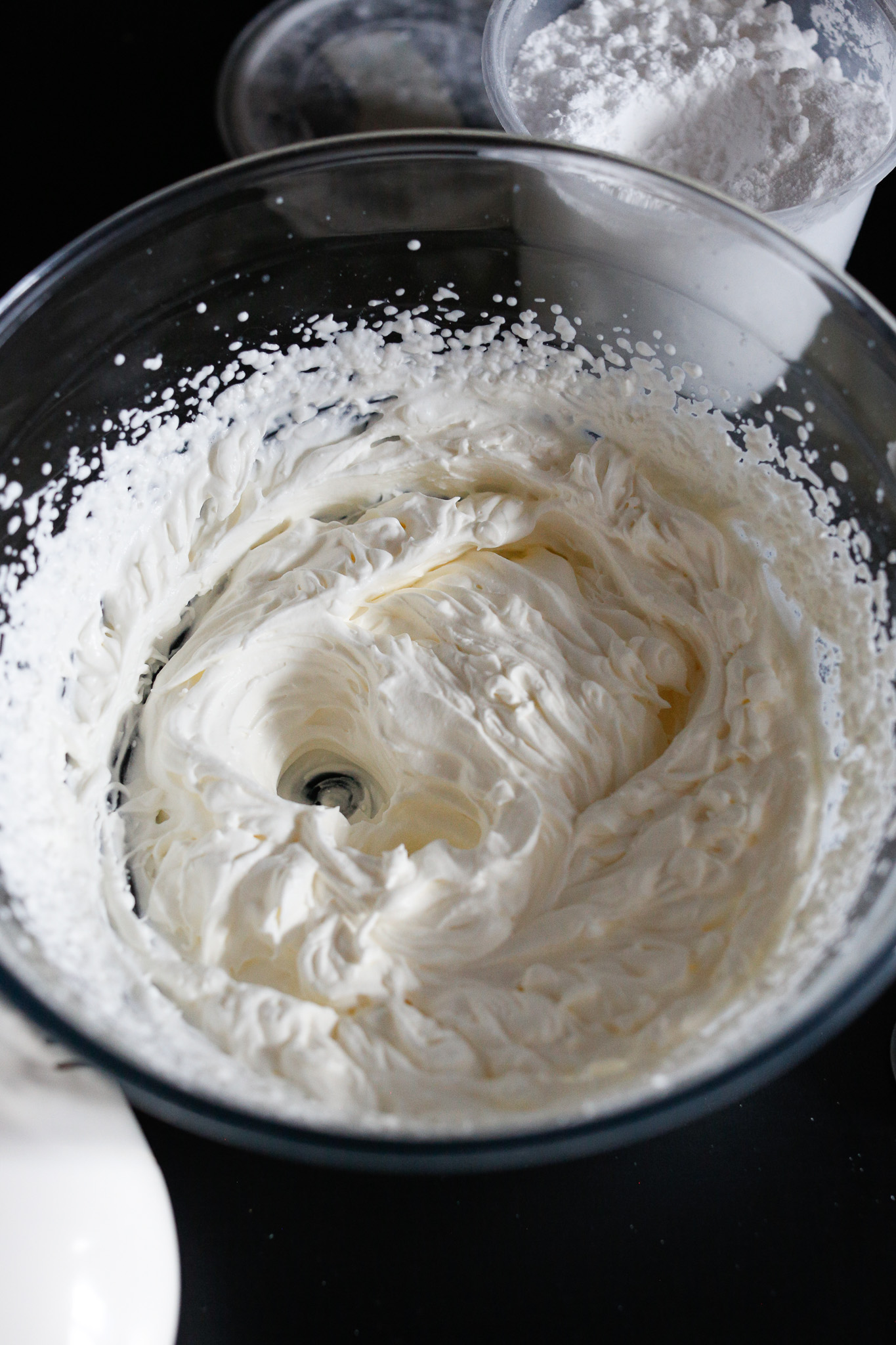 I like to take it just to the edge of turning clumpy. Sometimes I get it, sometimes I go to far!