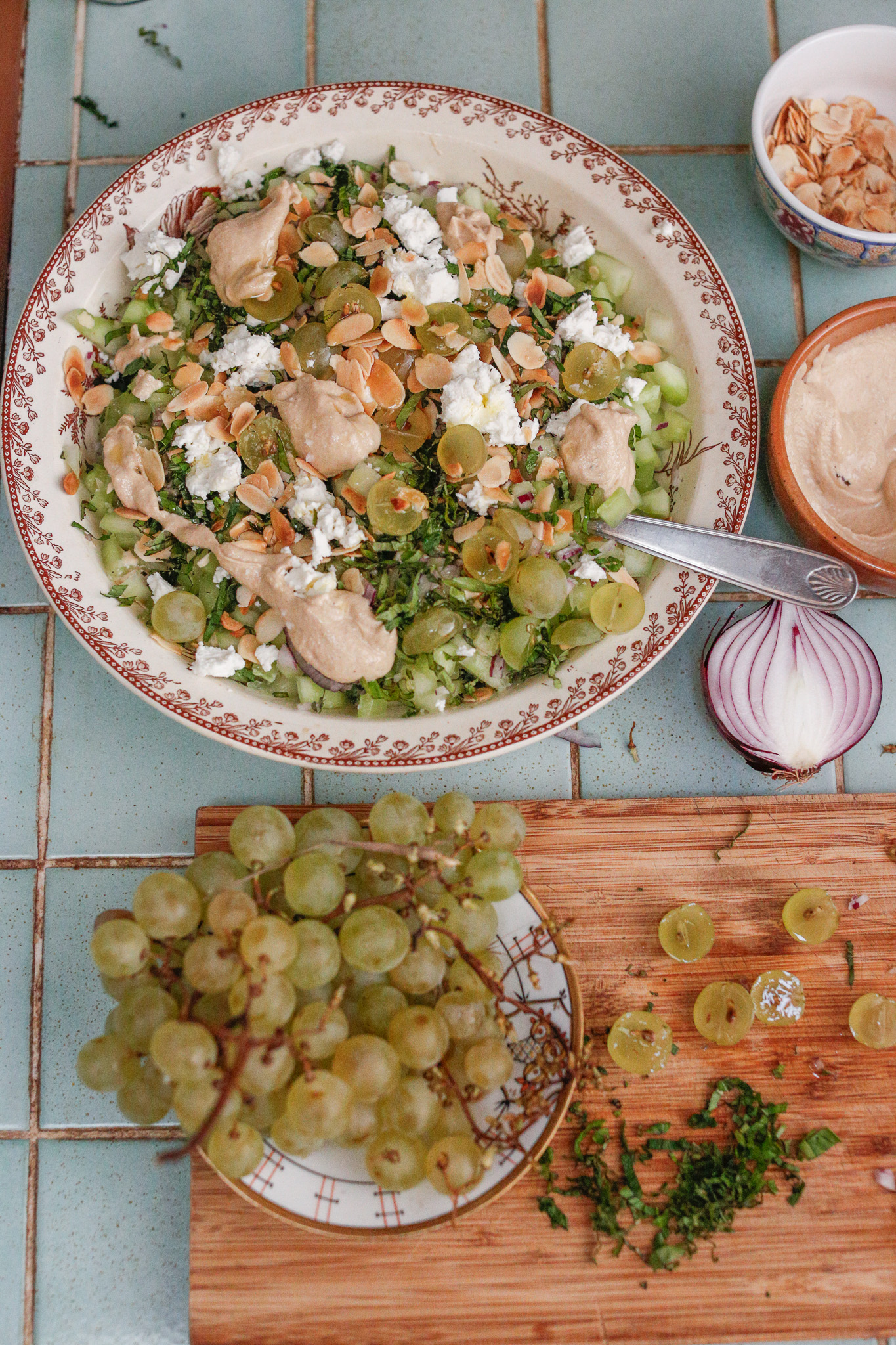 Repeat the same process with the remaing ingredients.