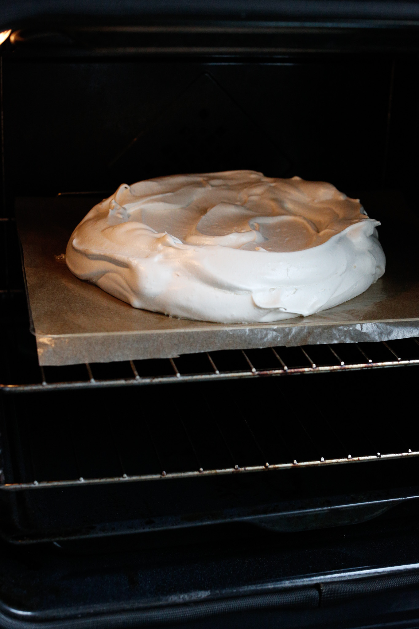 Once it's cooked leave it in the oven to cool with the door open.