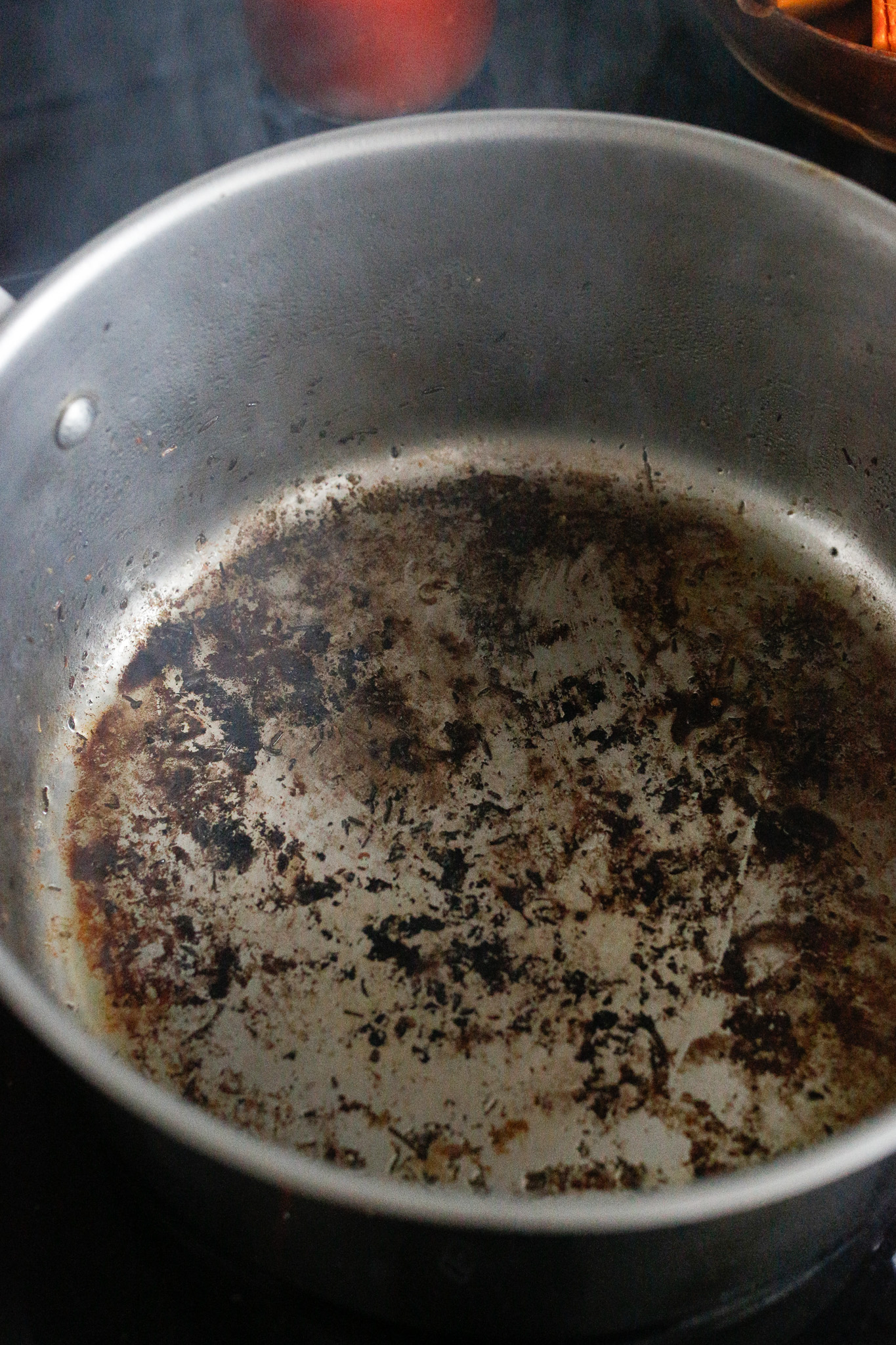 The bits that remain at the bottom of the pot are gold in terms of flavor. Try not to let them burn like I almost did!