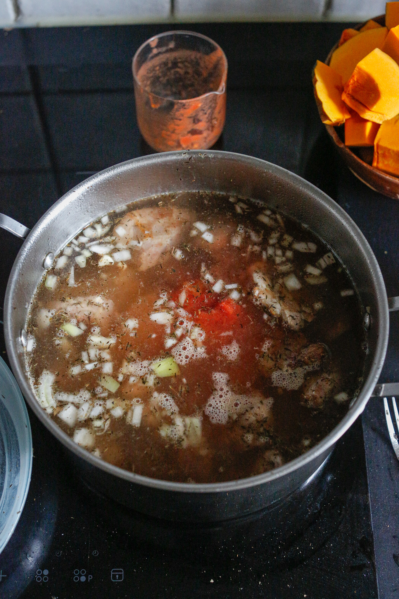 Add water to just cover your ingredients.