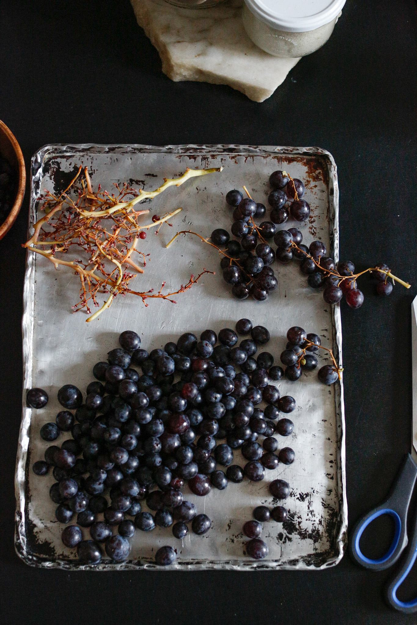 Destem your grapes